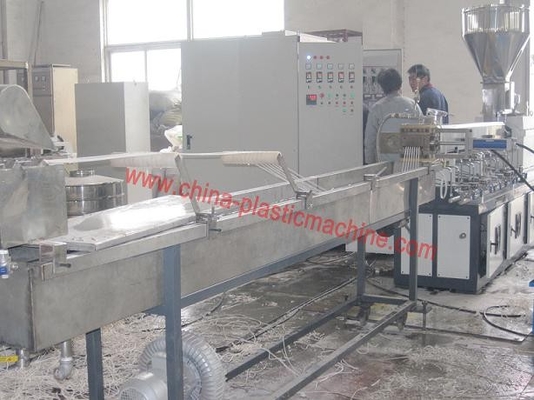 PP PE mastbatch twin screw extruder pelletizing machine