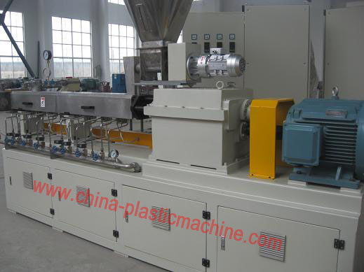 compounding twin screw extruder pelletizing machine