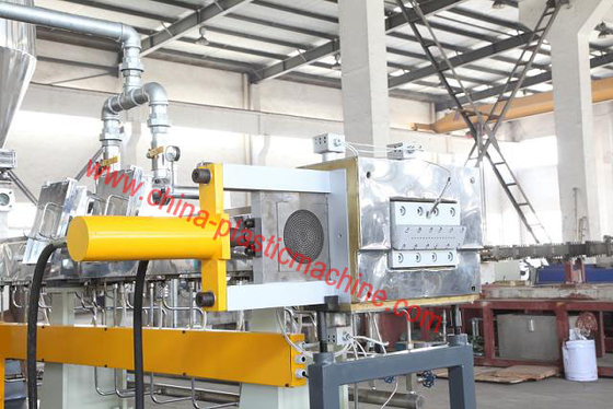 PET twin screw recyling and granulation machine line