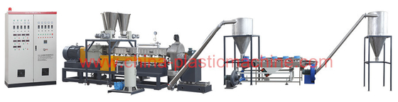 EVA wind-cooling twin screw granulation machine