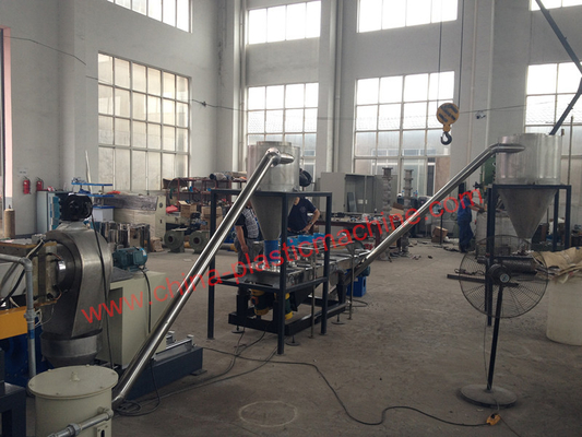 PVC twin screw extruder granulation machine