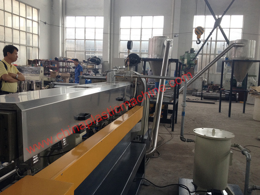 EVA wind-cooling twin screw granulation machine