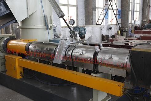 PE film granulator LDPE film pelletizing machinery film recycling machinery